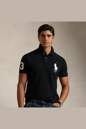 Ralph Lauren Aangepast slim fit mesh poloshirt