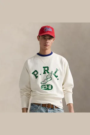Ralph Lauren Vintage fit fleece sweatshirt met logo