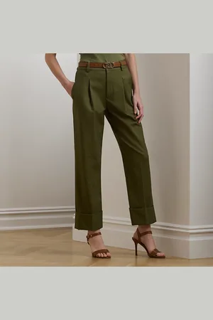 Ralph Lauren Petite - Dubbelzijdige stretchkatoenen enkelbroek