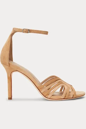Ralph Lauren Allie su??de-leren sandaal met bandjes