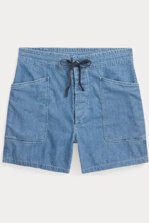 Ralph Lauren Indigo katoen-linnen chambray short