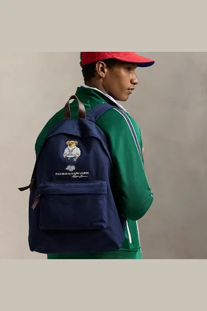 Ralph Lauren Canvas rugzak met Polo Bear