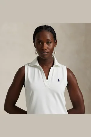 Ralph Lauren Tailored fit mouwloos Polo-shirt