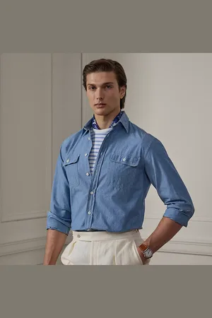 Ralph Lauren Gewassen chambray overhemd