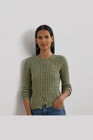 Ralph Lauren Kabelgebreid katoenen vest