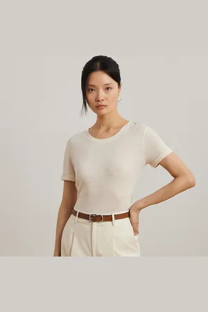 Ralph Lauren Jersey T-shirt van linnenmix