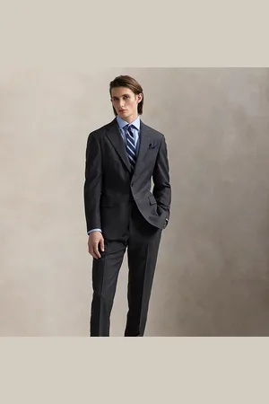 Ralph Lauren Tailored fit Polo wol-katoen kostuum