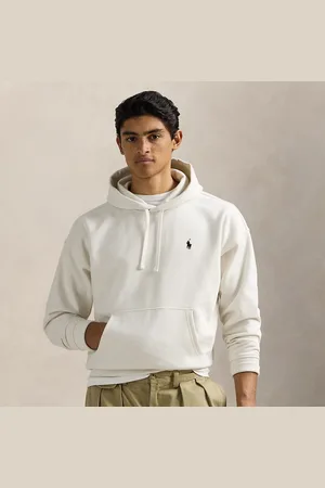 Ralph Lauren Ruimvallende fleece hoodie met logo