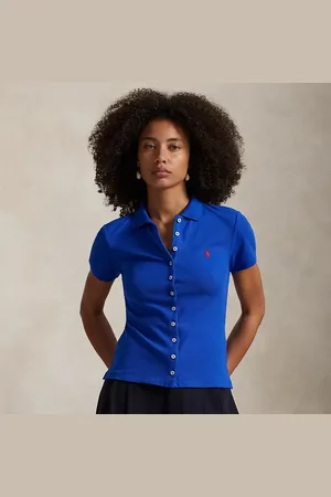Ralph Lauren Polo-shirt met knoopsluiting