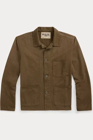 Ralph Lauren Gestreepte keperstof werkjas