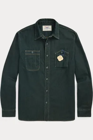Ralph Lauren Indigo denim werkoverhemd