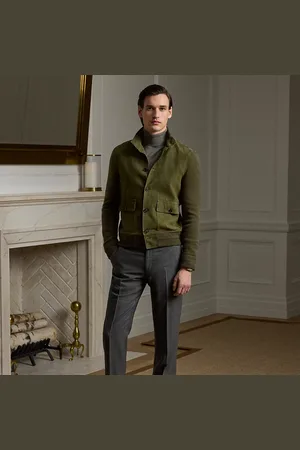 Ralph Lauren Gregory handgemaakte flanellen broek
