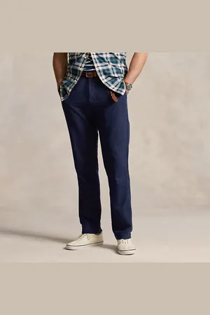 Ralph Lauren Grotere Maten - Classic fit linnen-katoenen broek