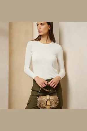 Ralph Lauren Pythonleren Welington schoudertas