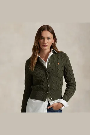 Ralph Lauren Kabelgebreid vest met ronde hals