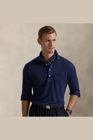 Ralph Lauren Linnen mesh Polo-shirt