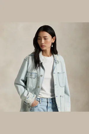 Ralph Lauren Distressed denim utility jack