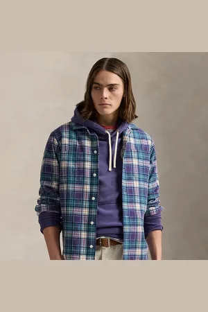 Ralph Lauren Classic fit geruit flanellen overhemd