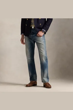 Ralph Lauren Heritage straight fit distressed jeans