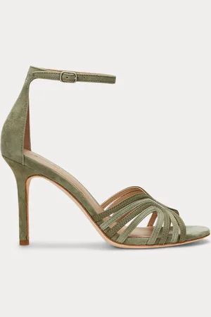 Ralph Lauren Allie suède-leren sandaal met bandjes