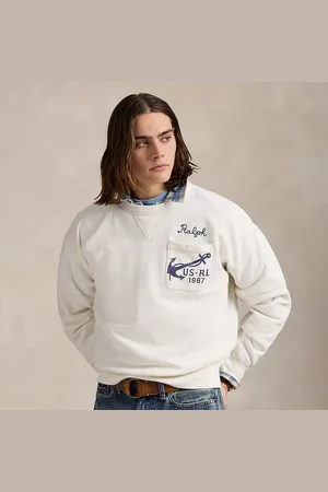 Ralph Lauren Vintage fit fleece sweatshirt met print