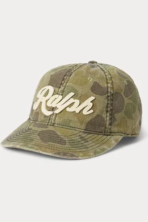 Ralph Lauren Baseballpet met visgraat- en camoprint