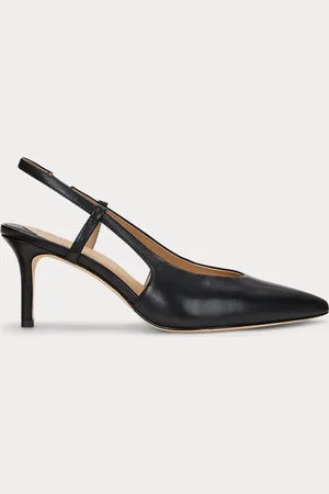 Ralph Lauren Khloe kalfsleren slingback pump