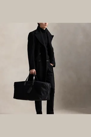Ralph Lauren Canvas weekendtas met leren afwerking