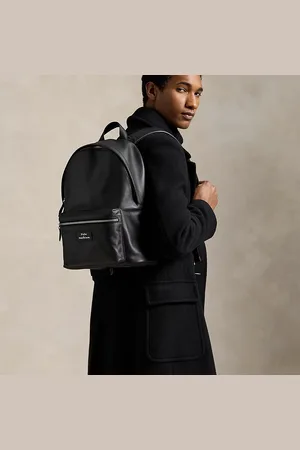 Ralph Lauren Glad leren rugzak