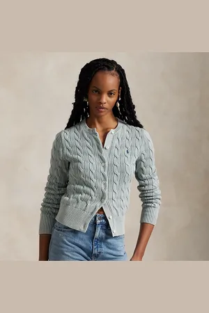 Ralph Lauren Kabelgebreid vest met ronde hals