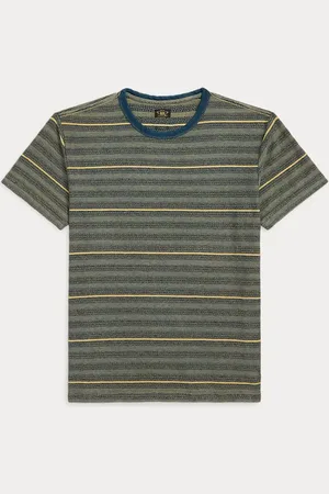 Ralph Lauren Indigo gestreept jacquard T-shirt