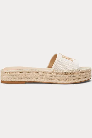 Ralph Lauren Polly cross-dyed canvas espadrille