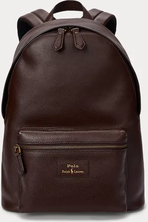 Ralph Lauren Gegranuleerd leren rugzak