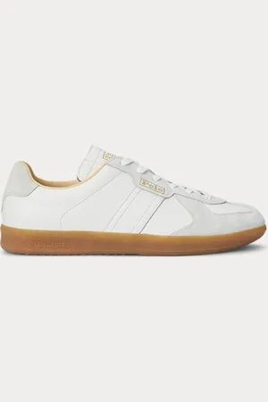 Ralph Lauren Field Court 100 sneaker van leer en su??de