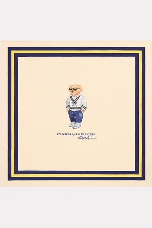 Ralph Lauren Katoenen bandana met Polo Bear