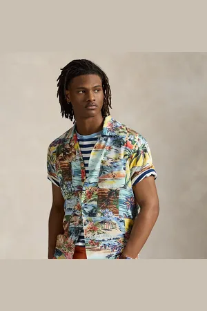 Ralph Lauren Classic fit overhemd met patchworkprint