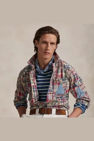 Ralph Lauren Classic fit madras patchwork overhemd
