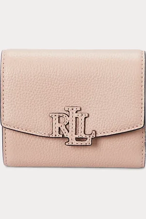 Ralph Lauren Cameryn kleine gegranuleerde portemonnee