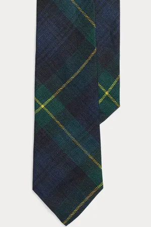 Ralph Lauren Linnen das met ruitprint