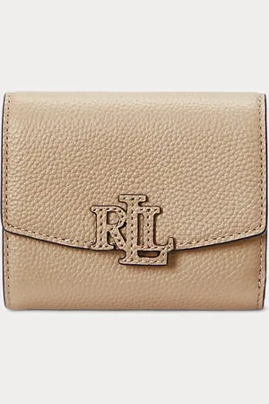 Ralph Lauren Cameryn kleine gegranuleerde portemonnee