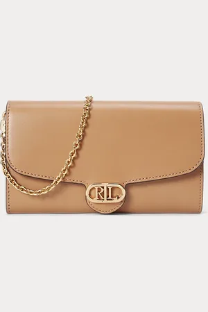 Ralph Lauren Adair medium leren crossbodytas