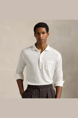Ralph Lauren Linnen mesh Polo-shirt