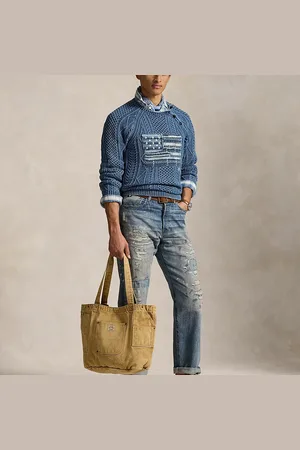 Ralph Lauren Canvas draagtas met Polo Country