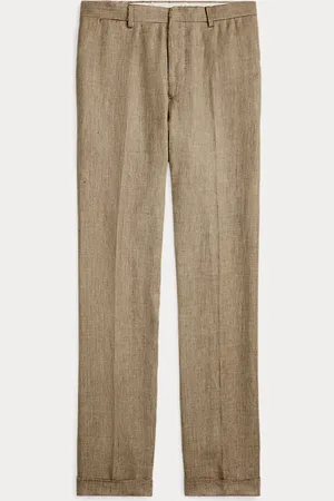 Ralph Lauren Slim fit linnen keperstof pantalon