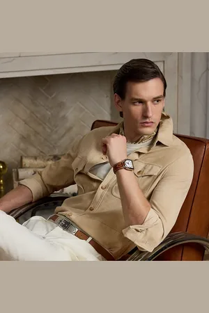 Ralph Lauren Suède overshirt