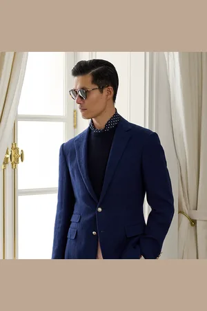 Ralph Lauren Handgemaakt geweven wollen colbert