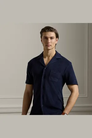 Ralph Lauren Riviera terry overhemd met kraag