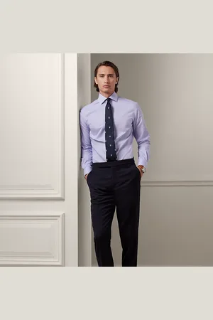 Ralph Lauren Gregory handgemaakte wollen pantalon
