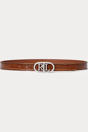 Ralph Lauren Omkeerbare smalle riem met logo