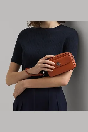 Ralph Lauren Marcy kleine leren converteerbare tas
